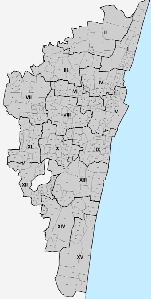 districts