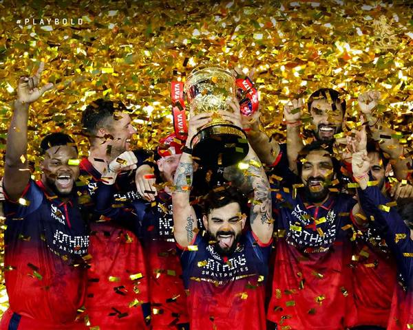RCB wins trophy