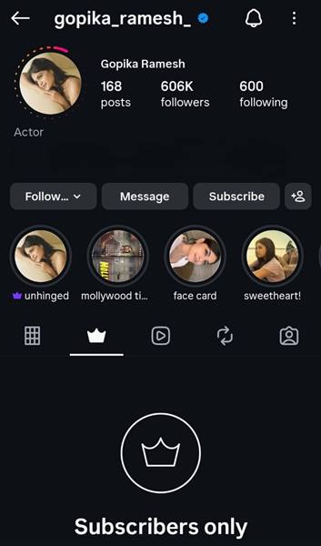 actress insta