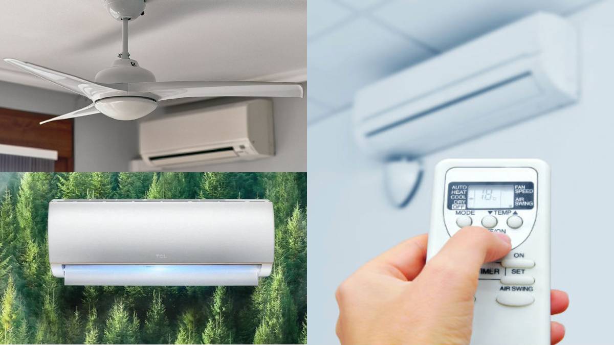 ஏசியும் இருக்கு, சீலிங் ஃபேனும் இருக்கு.. இரண்டையும் ஒரே நேரத்தில்