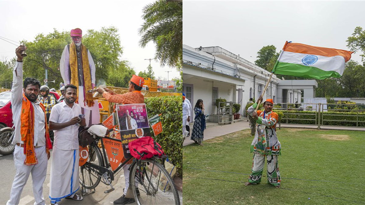 Preparation For Celebration At BJP & Congress Offices | Lok Sabha ...