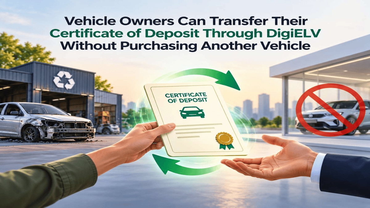 Certificate of Deposit Transfer: Scrapped Your Car? Don't Lose Its Hidden Value!