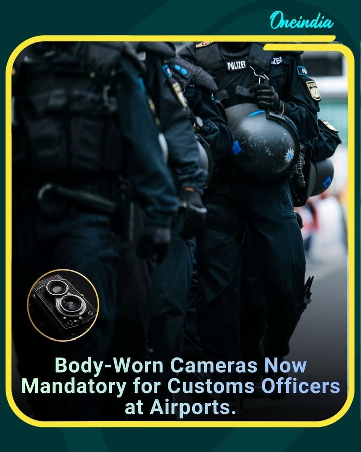 The government has made body-worn cameras mandatory for customs officers at international airports. This initiative aims to enhance transparency, curb corruption, prevent passenger harassment, and ensure fair and accountable checks during airport inspections.