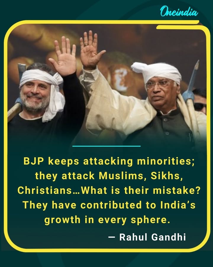 BJP keeps attacking minorities, they attack Muslims, Sikhs, Christians…