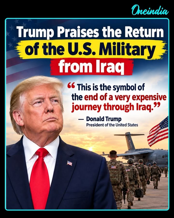 Trump Praises Return of US Military From Iraq