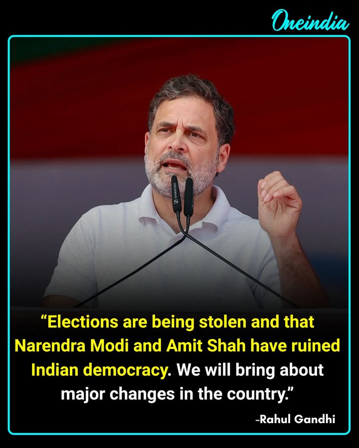Rahul Gandhi Alleges ‘Vote Theft’, Says Major Changes Coming in India