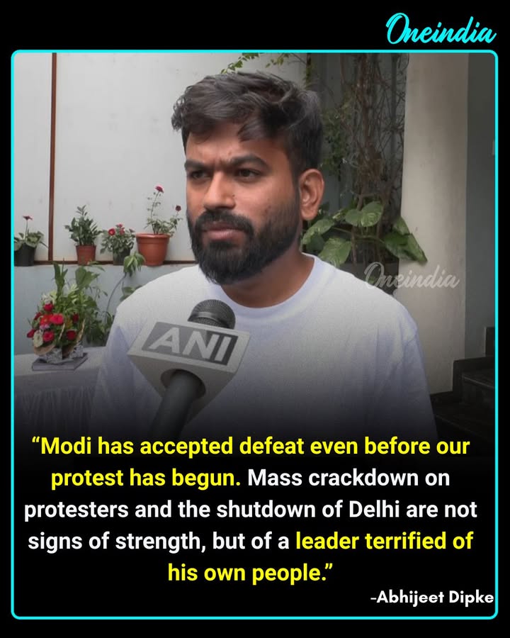 Abhijeet Dipke Slams Crackdown Ahead of CJP Protest in Delhi
