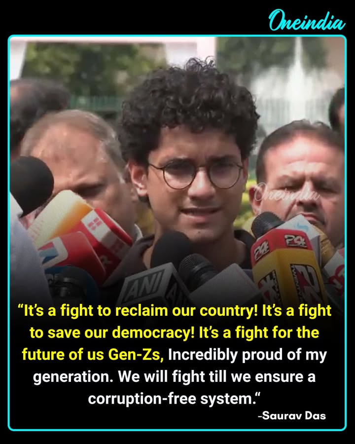 Saurav Das Calls on Gen-Z to Fight for India’s Future