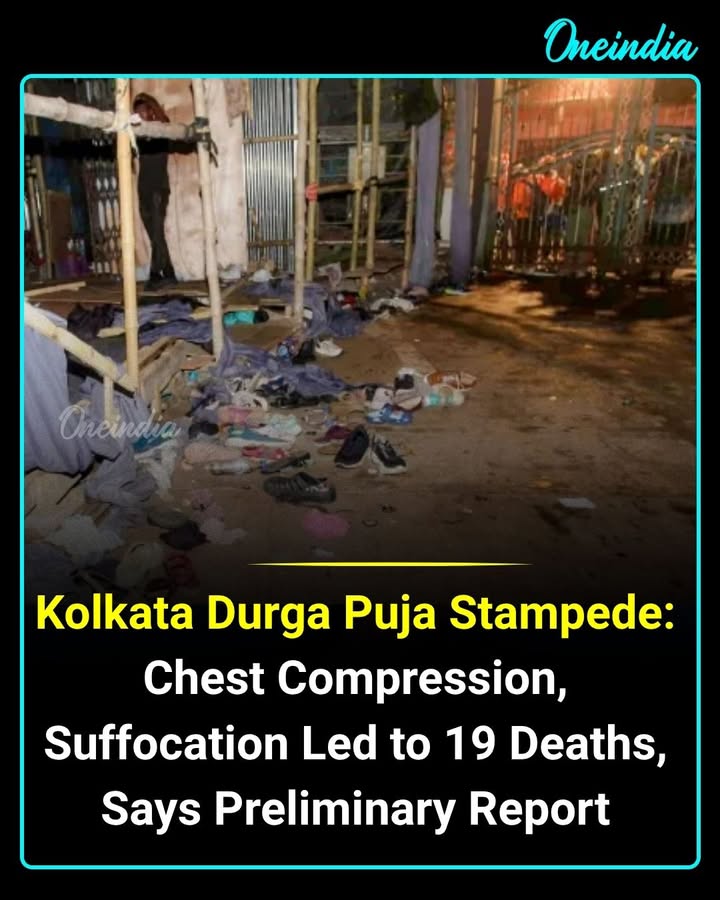 Preliminary post-mortem findings have shed light on the Kolkata Durga Puja pandal stampede that claimed 19 lives.