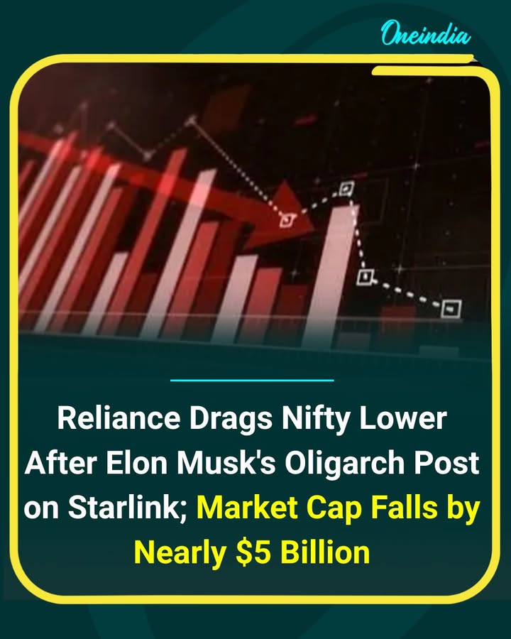 📉 Reliance Loses Nearly $5 Billion in Market Value