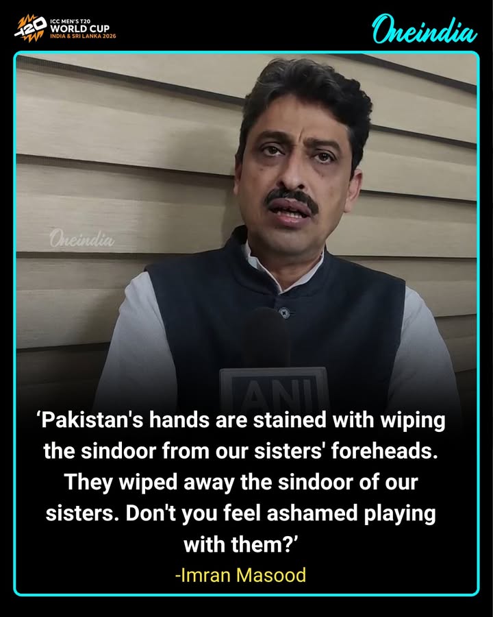 “Don’t You Feel Ashamed Playing With Them?” Imran Masood Slams India–Pakistan Match.
