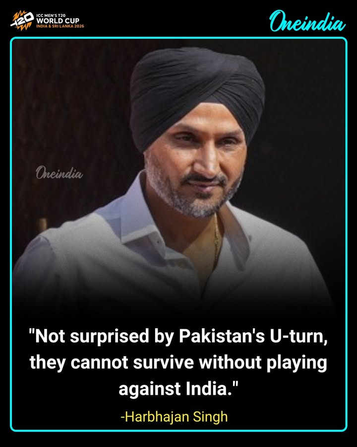 “Pakistan Can’t Survive Without Playing India”: Harbhajan Singh on PCB’s U-Turn.