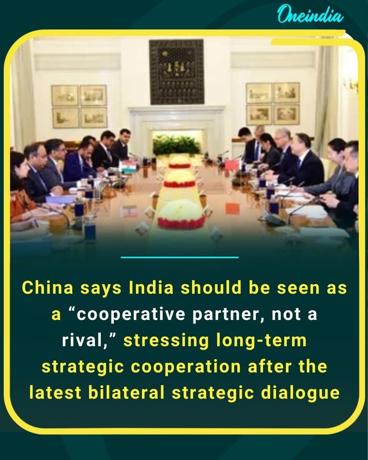 India–China relations are shifting from rivalry to cooperation as both sides call each other a development opportunity, not a threat.