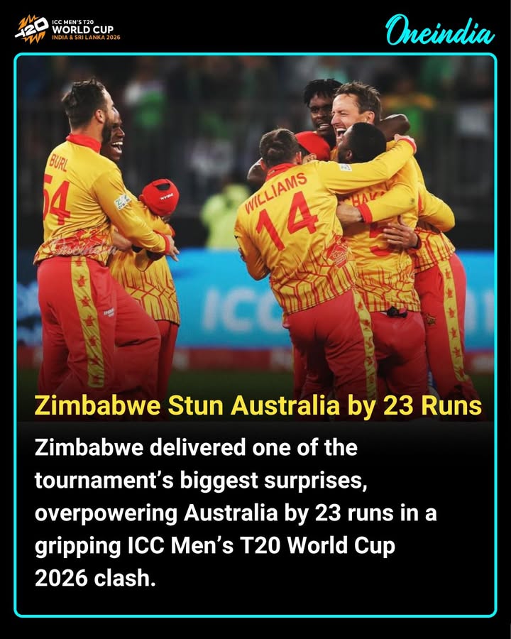 ZIM vs AUS: Zimbabwe Clinch Stunning 23-Run Triumph Against Australia in Colombo Thriller
Zimbabwe delivered one of the tournament’s biggest surprises, defeating Australia by 23 runs in a fiercely contested T20 World Cup showdown