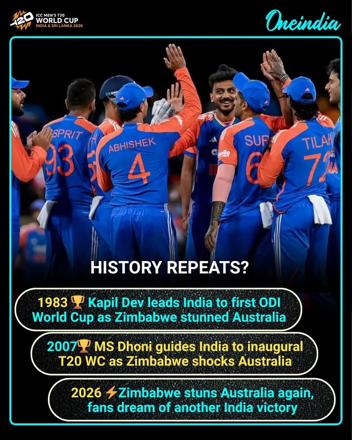 “Fans are saying this could be a sign… India to win the T20 World Cup?