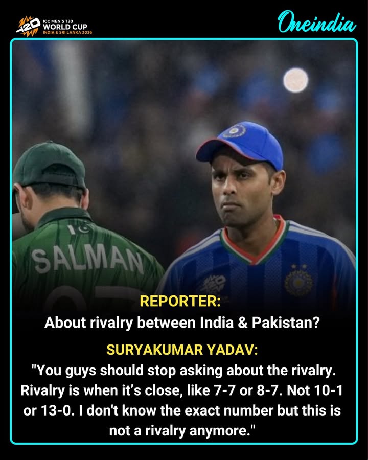 'Suryakumar Yadav Jokes About India-Pakistan Rivalry After Big Win'.