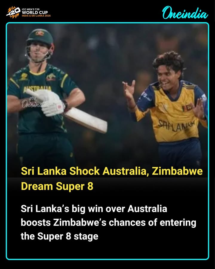 Game changer in T20! Sri Lanka stunned Australia, and now Zimbabwe is dreaming big of reaching the Super 8. Cricket drama at its best!