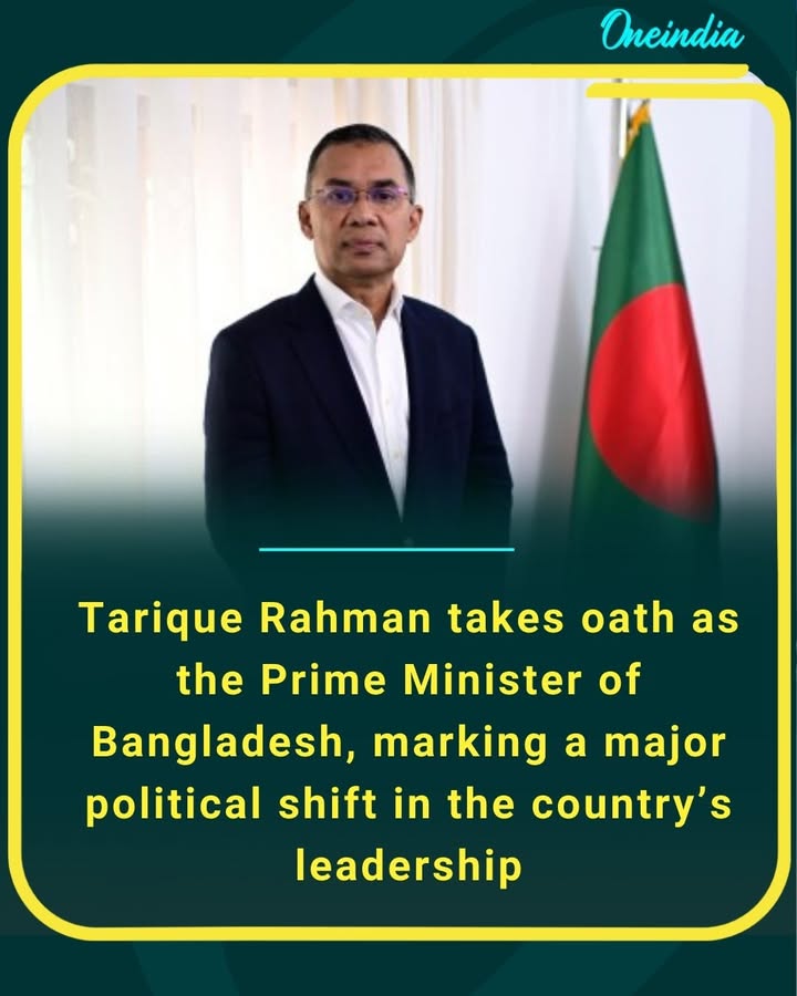 Bangladesh enters a new political chapter as Tarique Rahman is sworn in as Prime Minister, signaling fresh hopes and challenges for the nation