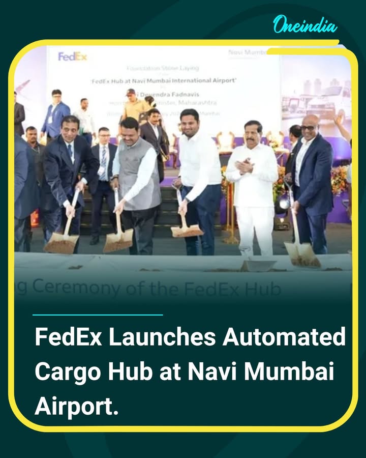FedEx has broken ground on a fully automated air cargo hub at Navi Mumbai International Airport. The facility is expected to enhance operational efficiency, streamline cargo handling, and strengthen FedEx’s logistics network in India, supporting faster and more reliable deliveries.