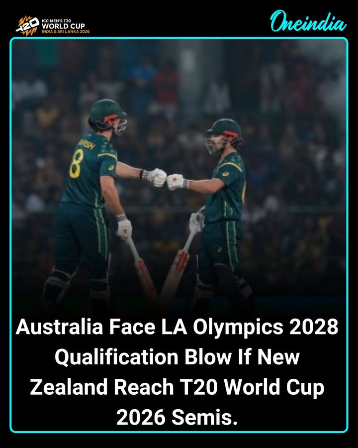 Australia Could Miss Direct Spot at LA Olympics 2028 If New Zealand Reach Semis of T20 World Cup 2026.