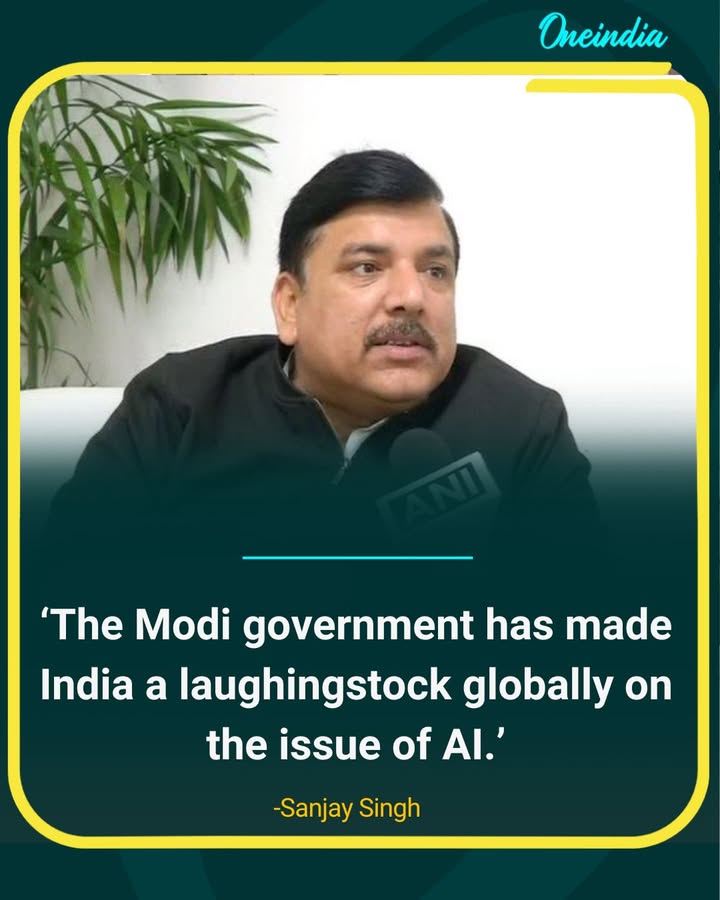 Sanjay Singh Slams Modi Government’s AI Missteps.
