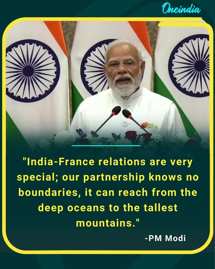 From the deepest oceans to the tallest mountains, India  and France share a partnership without boundaries – truly special