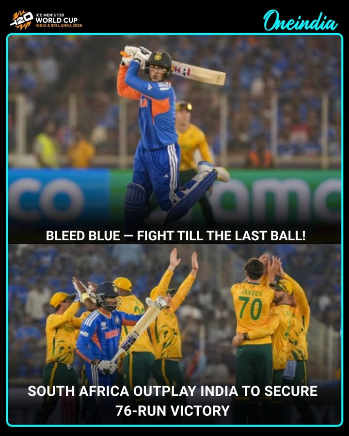 South Africa Crush India by 76 Runs in T20 World Cup 2026