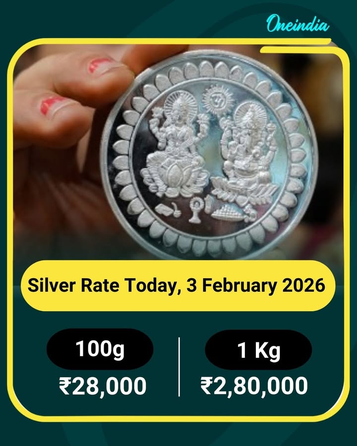 Silver Rate Today, 3 February 2026