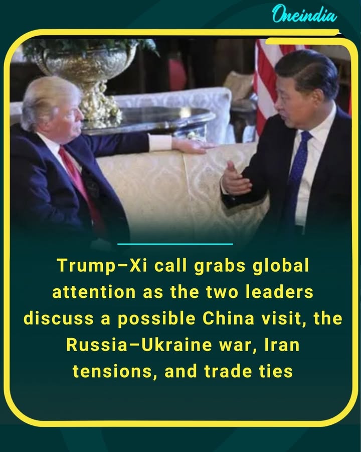 Trump and Xi reconnect on the phone, discussing a potential China visit, global conflicts, and trade ties that could reshape geopolitics.