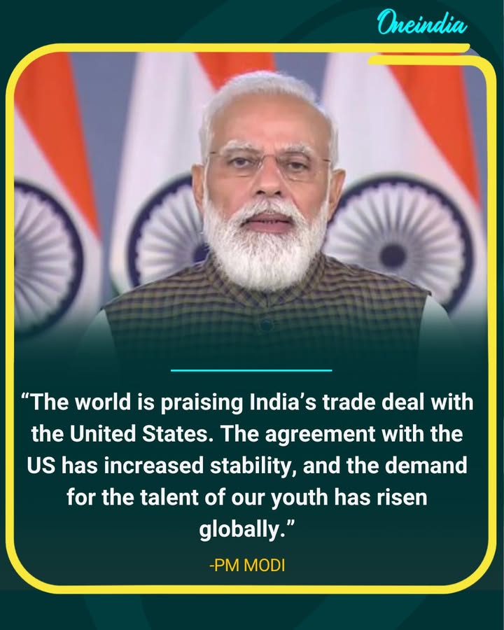 The government said that India’s trade deal with the United States is being widely praised across the world. It added that the agreement has brought greater stability and has also increased global demand for the talent and skills of India’s youth.