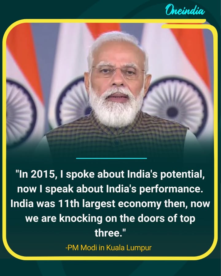 From potential to performance: PM Modi on India’s growth journey.