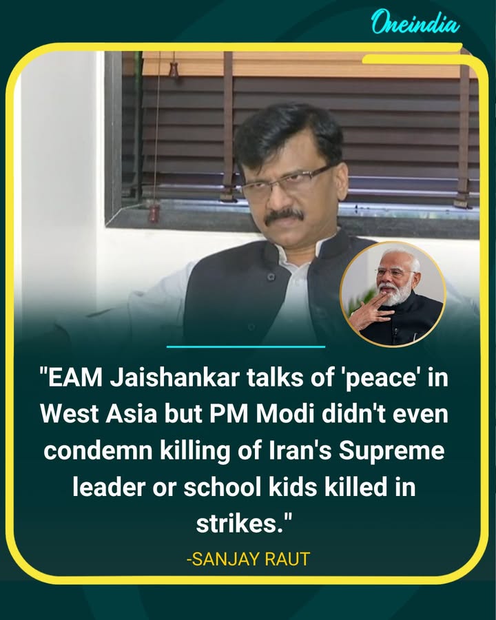Sanjay Raut Slams PM Modi Over Silence on Iran, Questions ‘Peace’ Remarks by Jaishankar