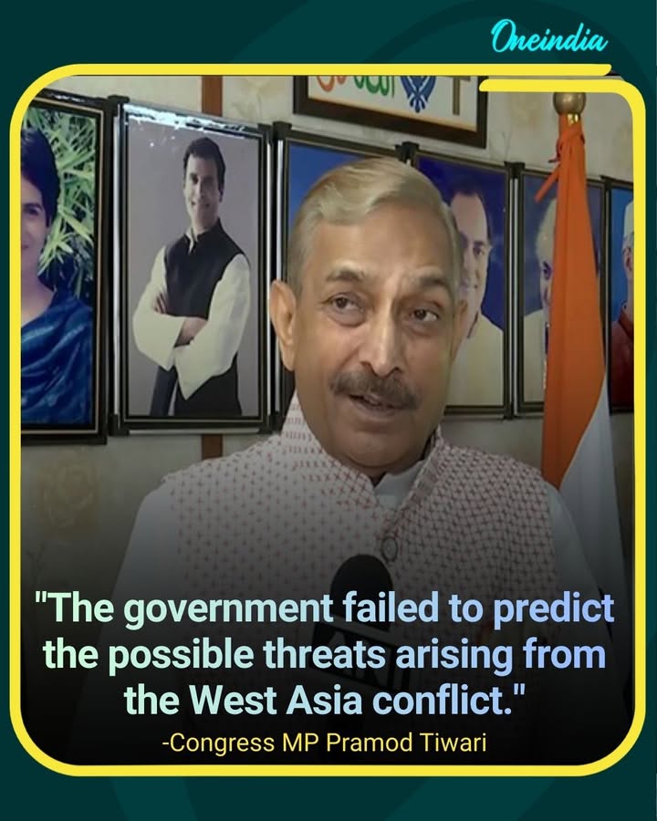 Pramod Tiwari Slams Govt Over Handling of West Asia Conflict Fallout