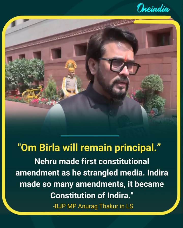 Anurag Thakur Targets Congress in Lok Sabha Over Constitutional Amendments