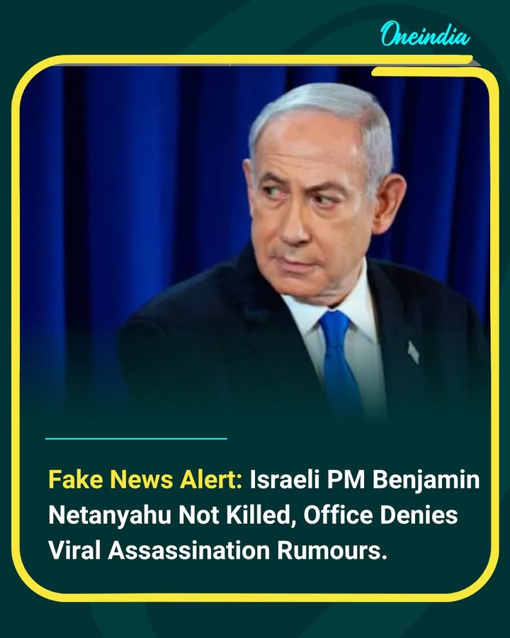 No, Benjamin Netanyahu Is Not Dead: Israeli PM’s Office Calls Viral Claims ‘Fake News’