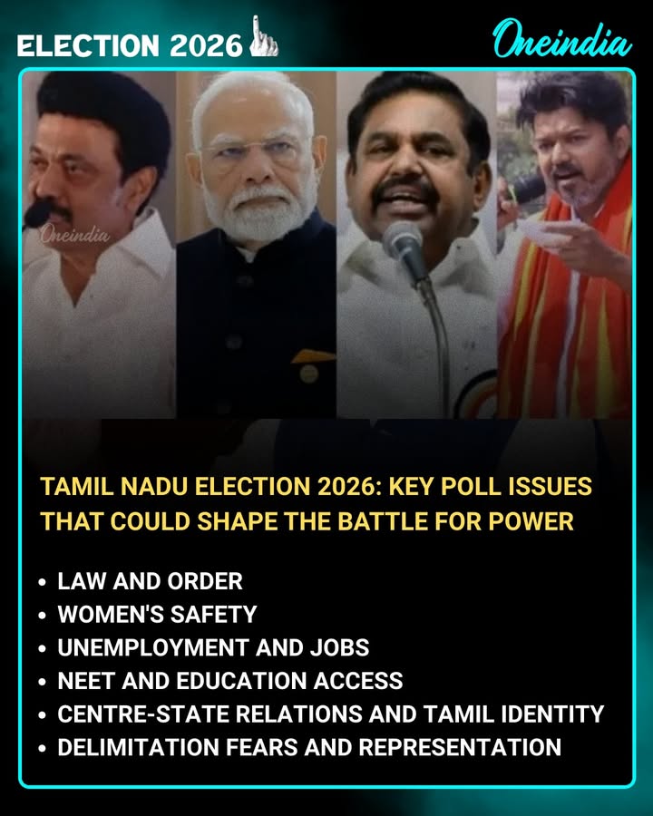 Tamil Nadu Election 2026: Key Poll Issues That Could Shape the Battle for Power