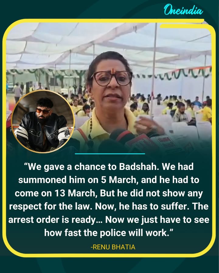 Singer and rapper Badshah is facing legal action and public backlash over his Haryanvi song ‘Tateeree’, released on March 1, 2026. Haryana State Women Commission Chairperson Renu Bhatia criticized him for ignoring a summons and warned of consequences, stating an arrest order is ready and highlighting the risks of misusing government property, including buses.