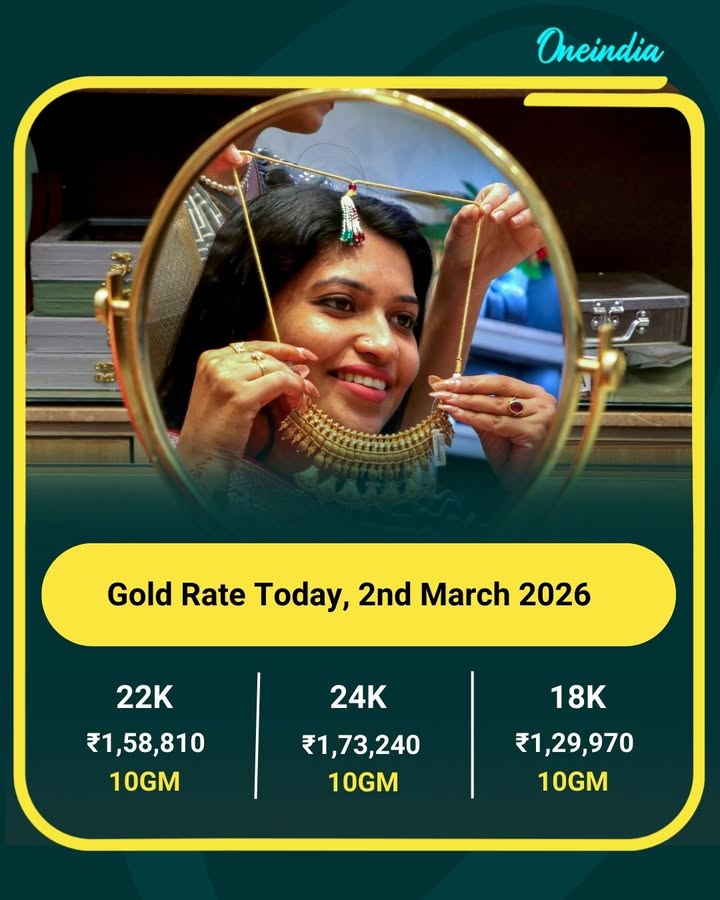 Gold Rate Today, 2nd March 2026