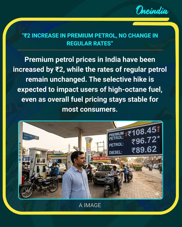 “Fuel Update: Only Premium Petrol Sees Price Rise in India”