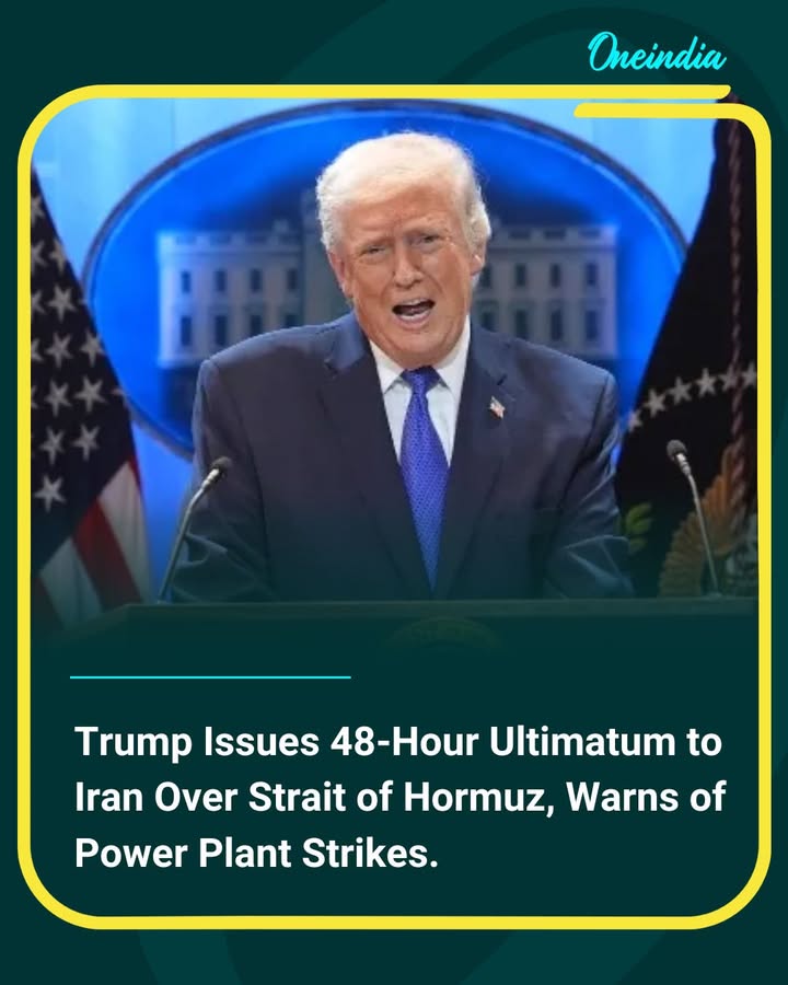 Donald Trump issued a 48-hour ultimatum to Iran to reopen the Strait of Hormuz, warning that U.S. forces could strike Iranian power plants if the passage remains blocked. The threat has sharply escalated tensions, raising fears of military confrontation and potential disruption to global oil supplies.
