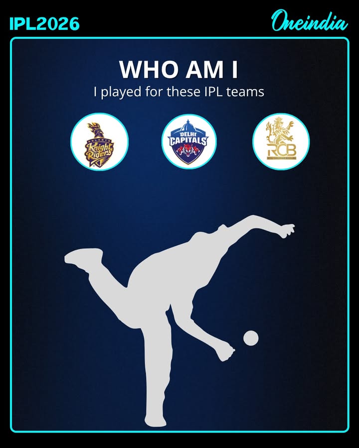 Who am i, I played for KKR, DC and RCB in IPL?