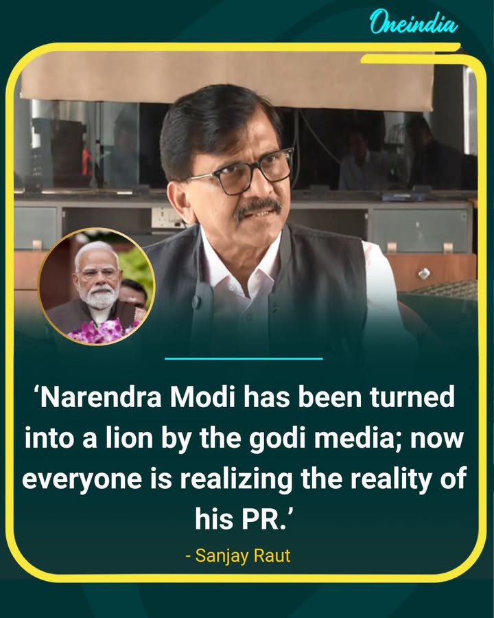 Sanjay Raut Takes Swipe at Modi, Targets ‘Godi Media’ Narrative