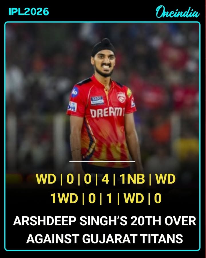 Arshdeep Singh Concedes 12 Runs in 20th Over Against Gujarat Titans