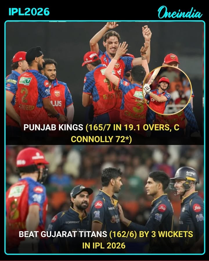 Punjab Kings led by Shreyas Iyer begin their IPL 2026 on a winning note 🔥A match winning knock from the young Australian, Cooper Connolly