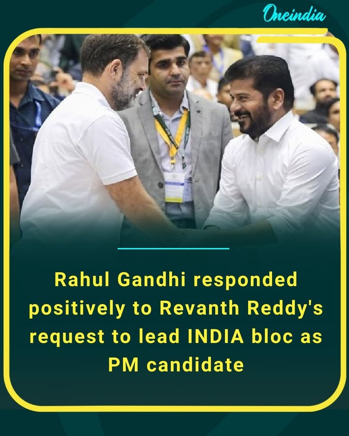 Rahul Gandhi responds positively to Revanth Reddy’s request to lead the INDIA bloc as PM candidate, says Mallu Ravi. Political buzz intensifies ahead of big decisions.