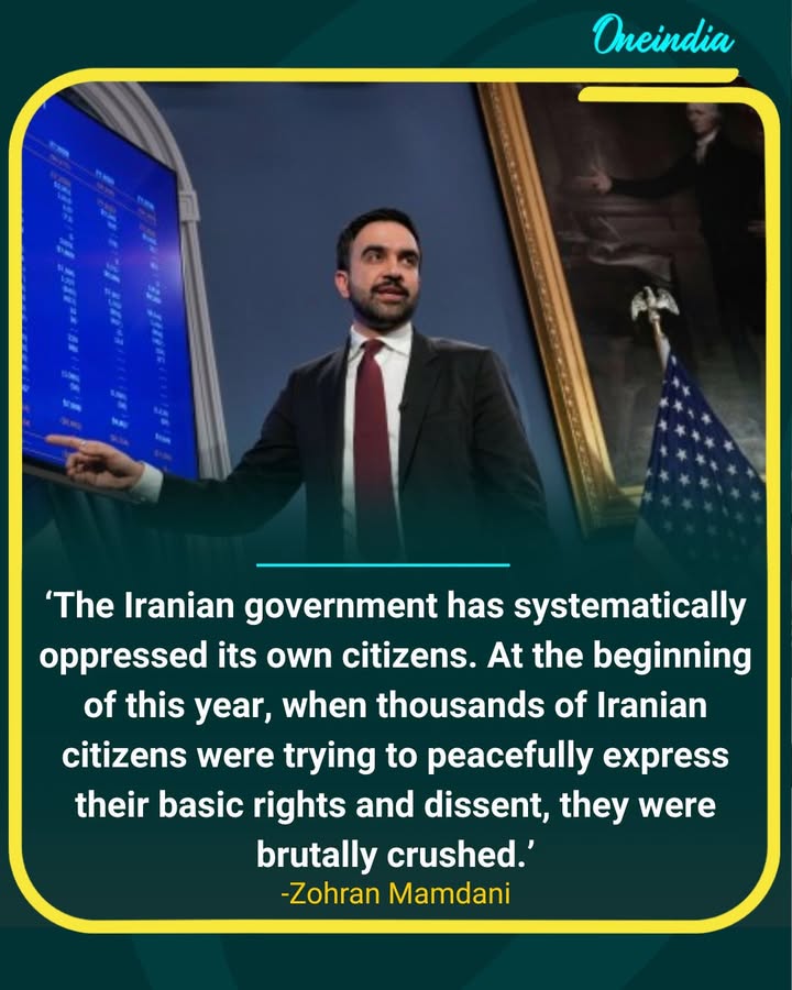 Zohran Mamdani: Iranian Government Systematically Oppresses Its Own Citizens