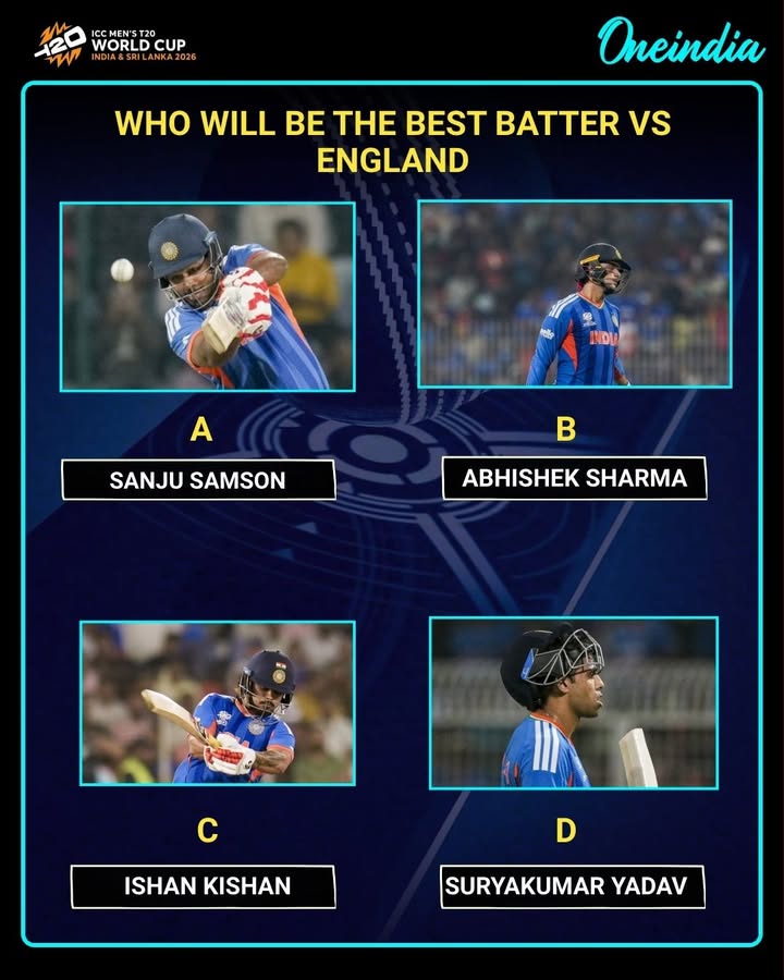 Who will be the best batter vs England?