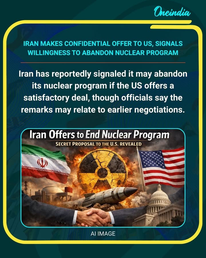 Iran has reportedly indicated it could abandon its nuclear programme if the United States presents a “satisfactory alternative offer.” The statement, attributed to Iran’s deputy foreign minister, suggests Tehran may be open to a major compromise in exchange for security guarantees, sanctions relief, or economic incentives. However, Iran’s state media later clarified that the remarks referred to earlier negotiations and not necessarily a new proposal, leaving the situation uncertain.