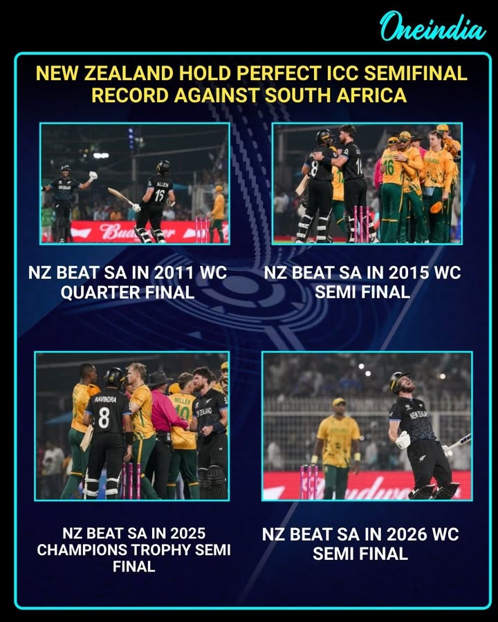 BlackCaps Dominate Proteas in ICC Semifinals – Unbeaten Record Continues