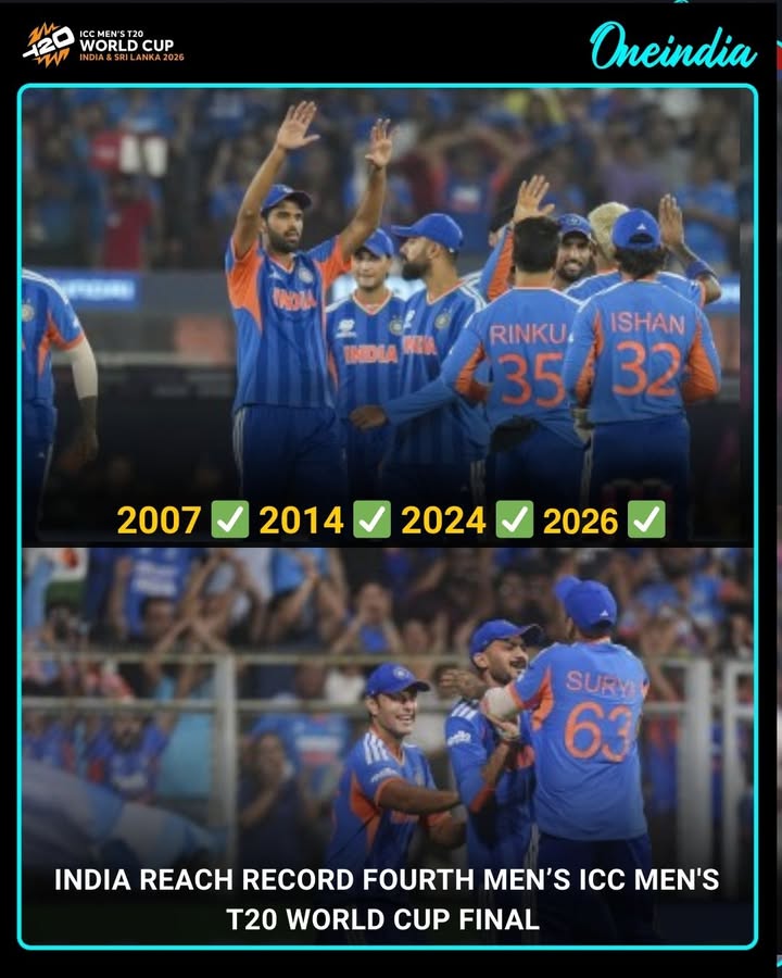 History Made! India Enter Fourth T20 World Cup Final